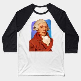 Austrian Composer Joseph Haydn illustration Baseball T-Shirt